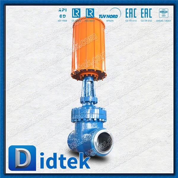 WC6 Material Pneumatic Gate Valve
