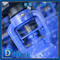 DIN Bellow Globe Valve DN125 PN40 1.0619