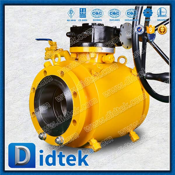 Fully Welded Ball Valve With Bypass Valve
