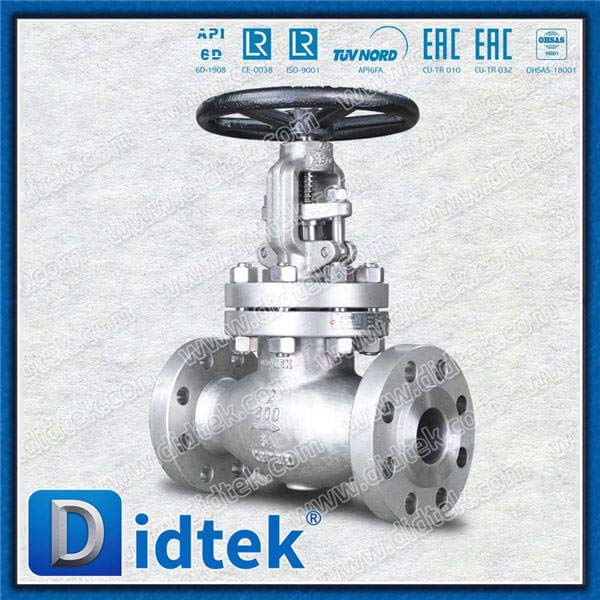 Duplex Stainless Steel 5A Globe Valve Anti-corrosion 80% Sulfuric acid
