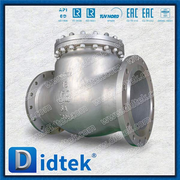 S32760 6A 16'' Flanged Full Opening Renewable Seat Horizontal Swing Check Valve