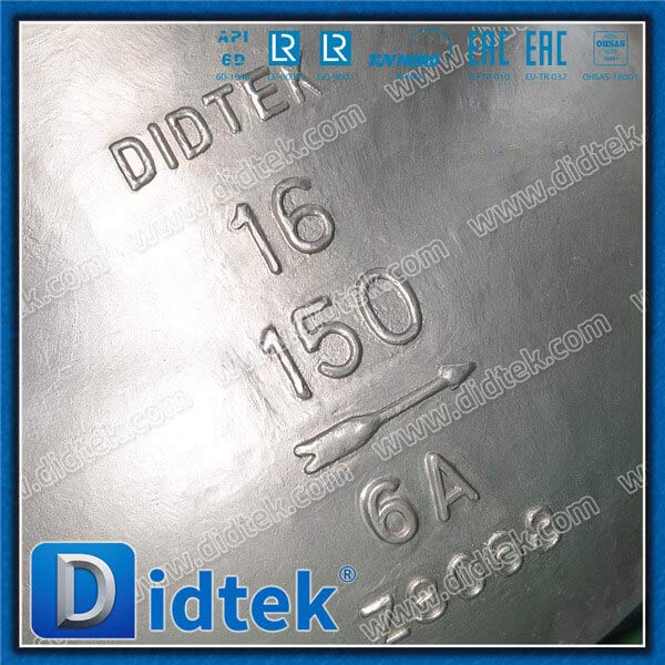 S32760 6A 16 '' FLANGED ABERTA COMPLETA ABRILENTE RENOVEBLEBLEBLELHA SEAT HORIZONTAL STANGE VÁLVULA