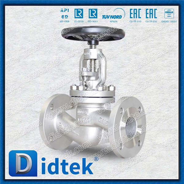 DIN Globe Valve-DN50 1.4408 Hand wheel Flange