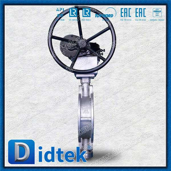 SS316Ti Material Triple Offest Butterfly Valve Liquid 40% Ammonia Medium