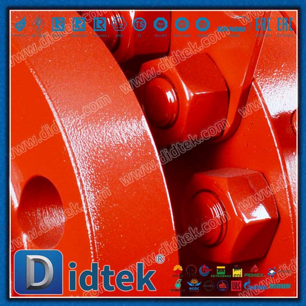 Gear Operated API 607 Fire Safe F304 Metal Seated Ball Valve