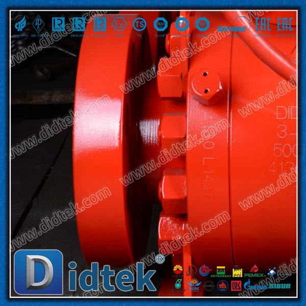 Gear Operated API 607 Fire Safe F304 Metal Seated Ball Valve