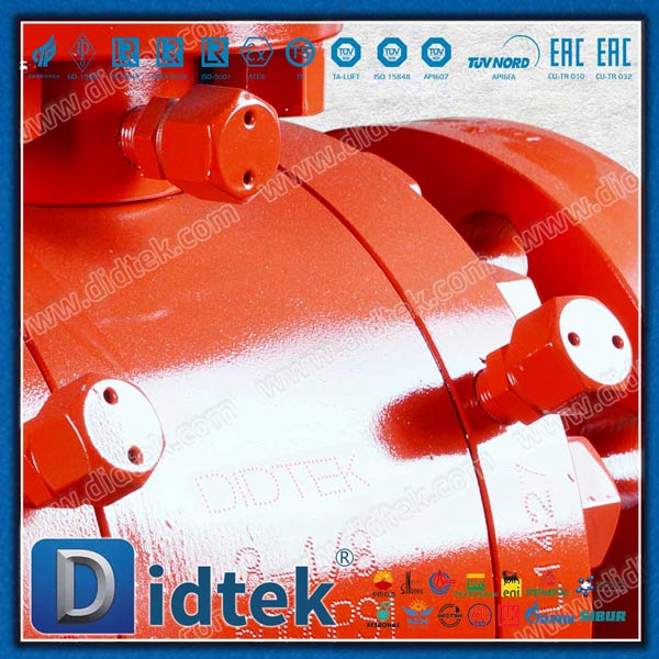Gear Operated API 607 Fire Safe F304 Metal Seated Ball Valve