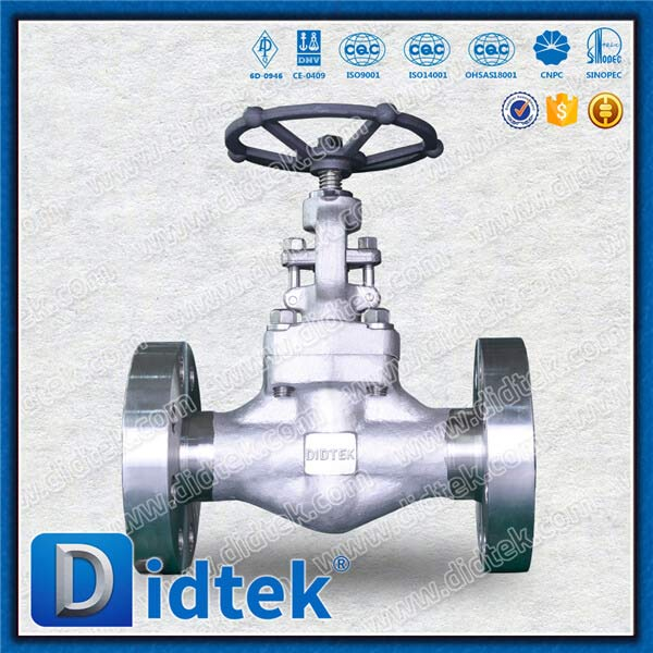 F316 High Pressure Hard Sealing Forged Globe Valve