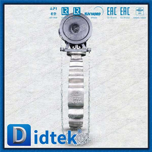 High Performance Butterfly Valve CF8M 20'' 150LB Lug Type Chainwheel