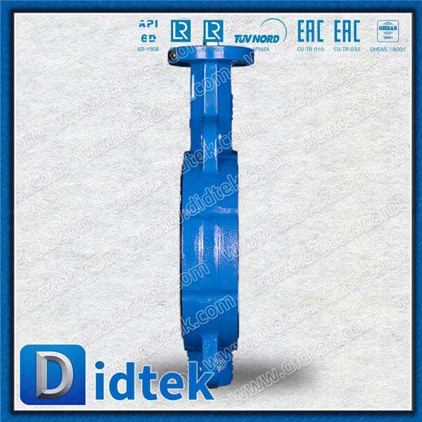 PTFE Sealing Ductile Iron GGG40 Concentric Butterfly Valve