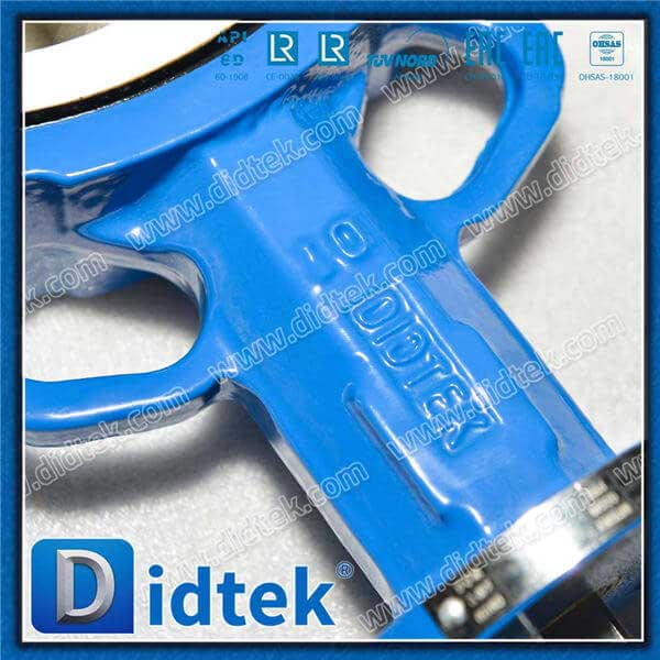 PTFE Sealing Ductile Iron GGG40 Concentric Butterfly Valve