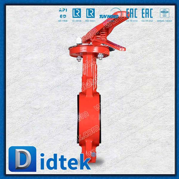 Cast Iron Lever Wafer Concentric Butterfly Valve