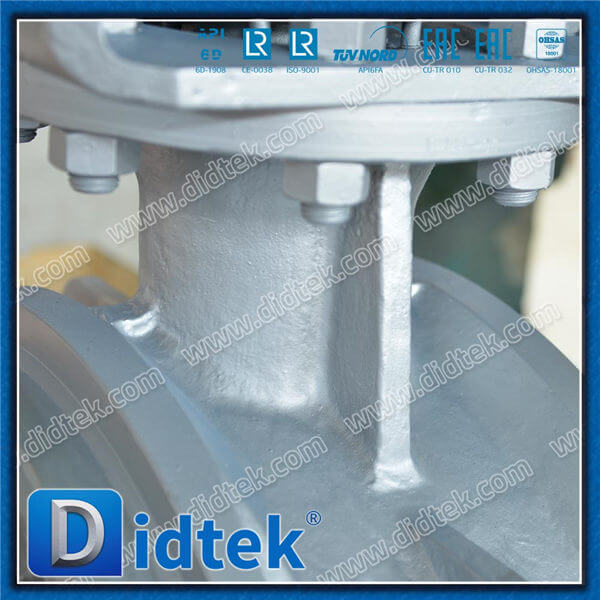 Triple Offset Butt Welded Butterfly Valve DN800 WCB Gear